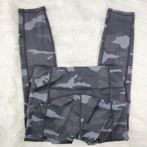 NWOT Athleta Black Camo Contender Leggings - Picture 4 of 7